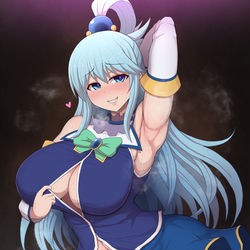 This is a pixiv picture whose title is アクア様.