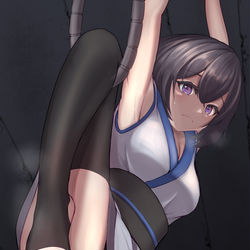 This is a pixiv picture whose title is くノ一さんのくすぐり拷問２.