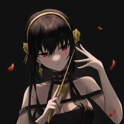 This is a pixiv picture whose title is ヨル・フォージャー.