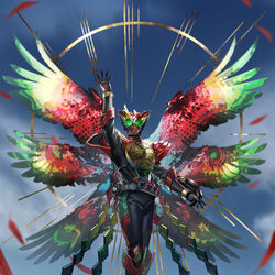 This is a pixiv picture whose title is 10周年.