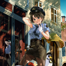 This is a pixiv picture whose title is 逮捕しちゃうぞ.