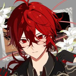 This is a pixiv picture whose title is Diluc.