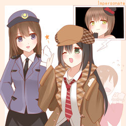 This is a pixiv picture whose title is なりすます。.