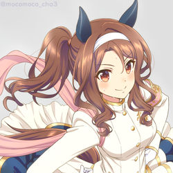 This is a pixiv picture whose title is キングヘイロー.