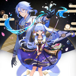 This is a pixiv picture whose title is 神里流.