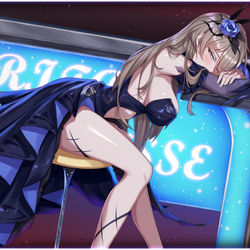 This is a pixiv picture whose title is 酒醉的迷迭.