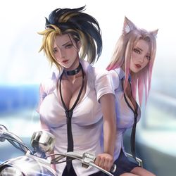 This is a pixiv picture whose title is KDA女团.