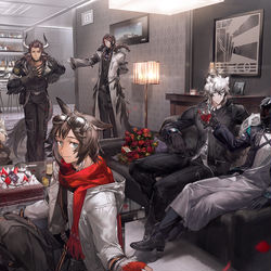 This is a pixiv picture whose title is アークナイツ　三周年.