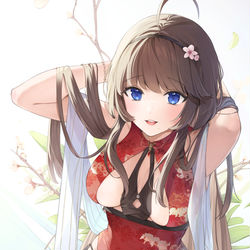 This is a pixiv picture whose title is skeb.