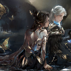 This is a pixiv picture whose title is ghost.