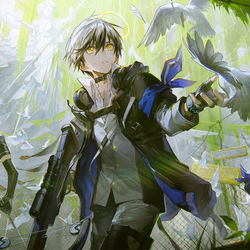 This is a pixiv picture whose title is Arknights 3rd.