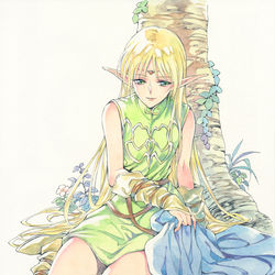 This is a pixiv picture whose title is 休憩ディード.