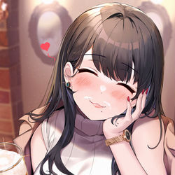 This is a pixiv picture whose title is 「ん〜っ、おいしいね！」.