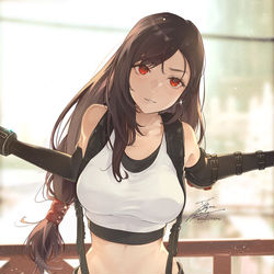 This is a pixiv picture whose title is ティファ誕生日おめでとう.