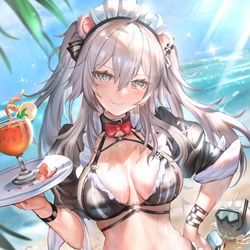 This is a pixiv picture whose title is 水着.