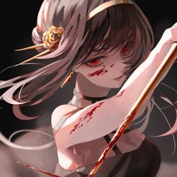 This is a pixiv picture whose title is ヨル.