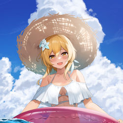 This is a pixiv picture whose title is 蛍.