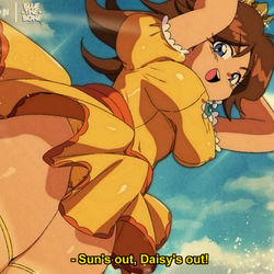 This is a pixiv picture whose title is [RETRO] Princess Daisy [MARIO].