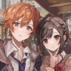 This is a pixiv picture whose title is 😕.