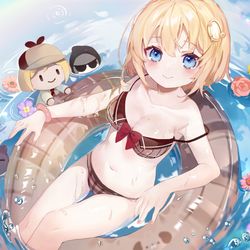 This is a pixiv picture whose title is 一生推します💛.