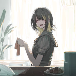 This is a pixiv picture whose title is モノラルダイアローグス.