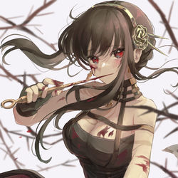 This is a pixiv picture whose title is いばら姫.