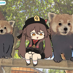 This is a pixiv picture whose title is 호두!.