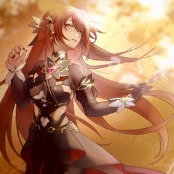 This is a pixiv picture whose title is 黄金.