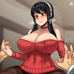 This is a pixiv picture whose title is Yor Forger / ヨル・フォージャー.