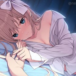 This is a pixiv picture whose title is ・・・ぎゅっ.