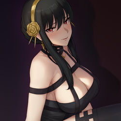 This is a pixiv picture whose title is ヨル・フォージャー.