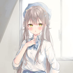 This is a pixiv picture whose title is まだ5月なのにあついね〜、、、.