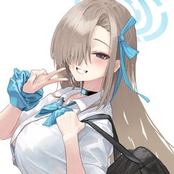 This is a pixiv picture whose title is 『一之瀬アスナ』.