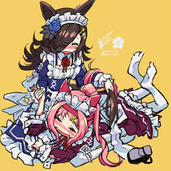 This is a pixiv picture whose title is ウマらくがき集.
