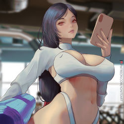 This is a pixiv picture whose title is Yoga Tifa.