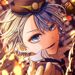 This is a pixiv picture whose title is ≒アイドル.