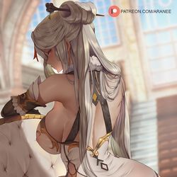 This is a pixiv picture whose title is Ningguang.