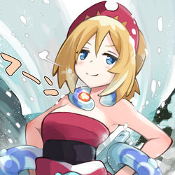 This is a pixiv picture whose title is 「え！？寒い？」.