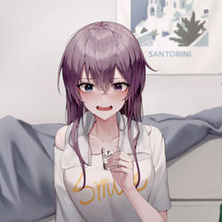 This is a pixiv picture whose title is 🥃.