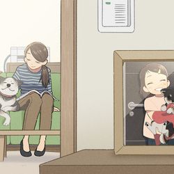This is a pixiv picture whose title is 変わらない日.