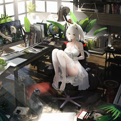 This is a pixiv picture whose title is 好小一只.