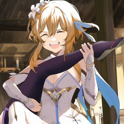 This is a pixiv picture whose title is Genshin player.