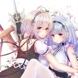 This is a pixiv picture whose title is シリアスとダイドー.