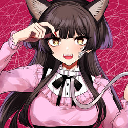 This is a pixiv picture whose title is キャットラビング冬優子.
