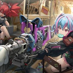 This is a pixiv picture whose title is 『白夜極光』.