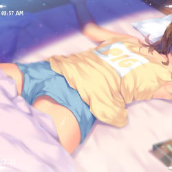 This is a pixiv picture whose title is 姉さんのアラームを消しました。。.