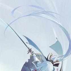 This is a pixiv picture whose title is 17日目,神里綾華.