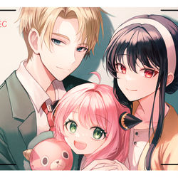 This is a pixiv picture whose title is 家族写真.