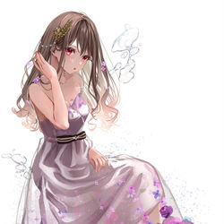 This is a pixiv picture whose title is 彼女はまるで花束のよう.