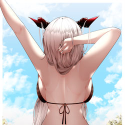 This is a pixiv picture whose title is エーギル(アズールレーン).